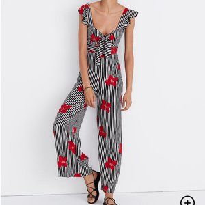 NWT PLUMERIA CUTOUT JUMPSUIT IN CANDIED ORCHIDS